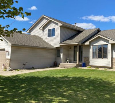 front view of a residential house